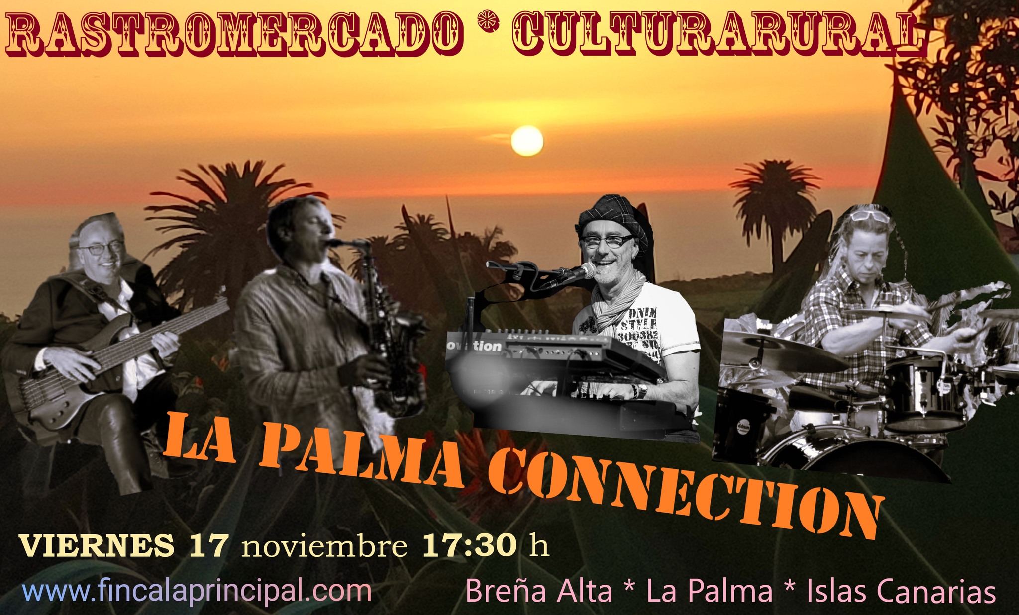 Rastro Finca La Principal con música de "La Palma Connection"