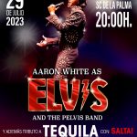 Elvis and the Pelvis band, con Aaron White, por primera vez en La Palma