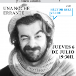 Narración para público adulto con Héctor Ruiz Verde, en El Paso