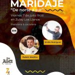 "Maridaje de Norte a Sur". Pastelería y cocteleria. Con Zulay y Ron Aldea