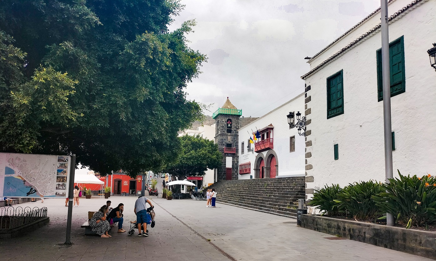 Plaza de Santo Domingo en Santa Cruz de La Palma