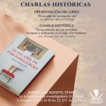 Presentación de novela "El escabel de terciopelo rojo" y charla histórica