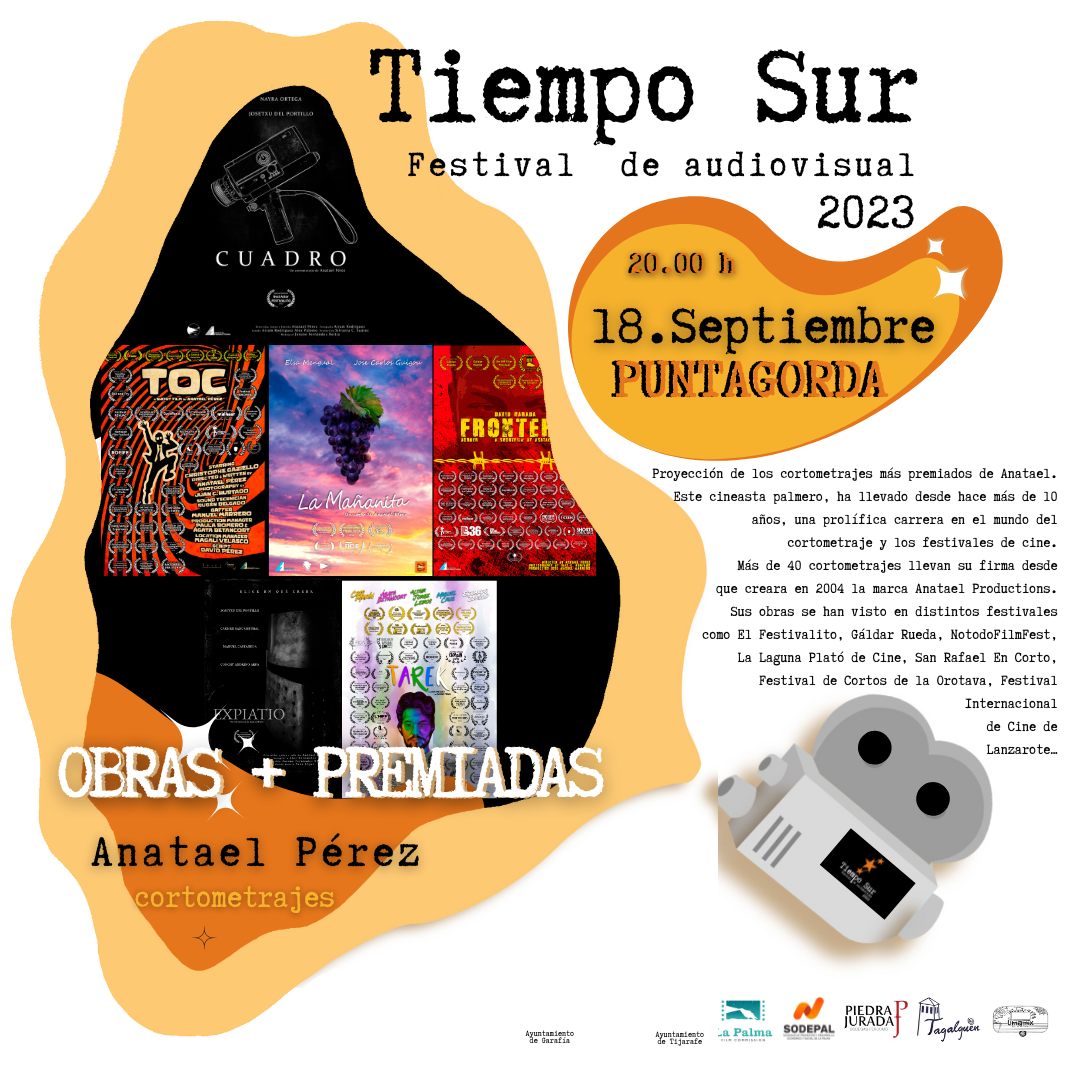 El Festival Tiempo Sur proyecta los cortometrajes más premiados de Anatael Pérez