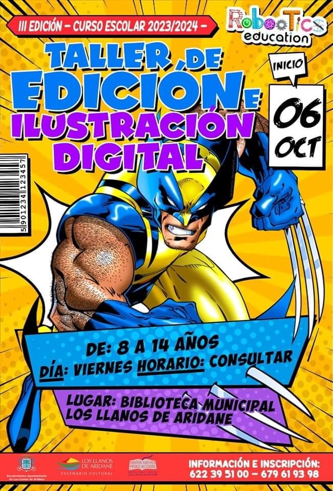 Comienza un taller de iniciación e ilustración digital en Los Llanos