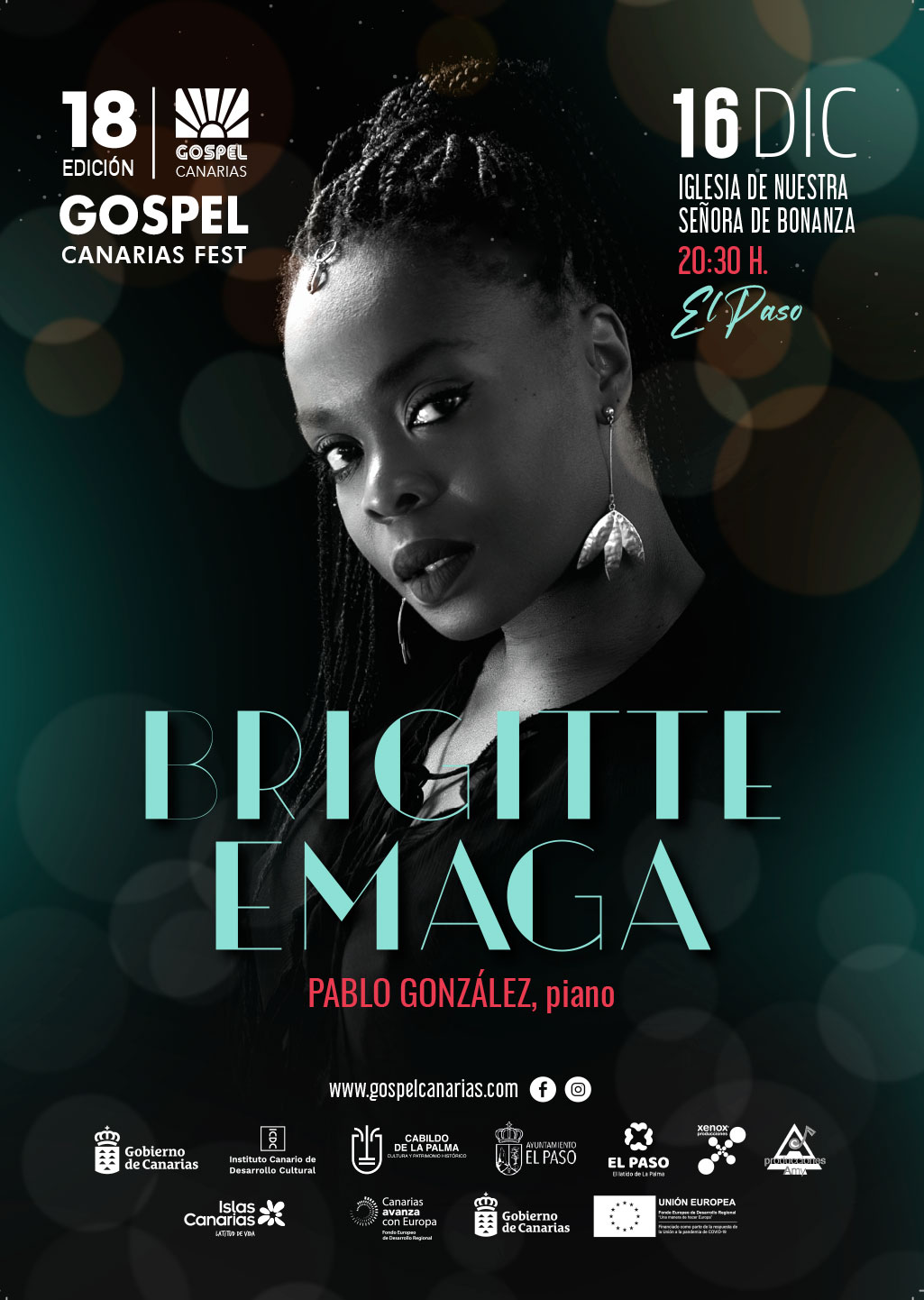 Concierto de Brigitte Emaga. Gospel Canarias Fest