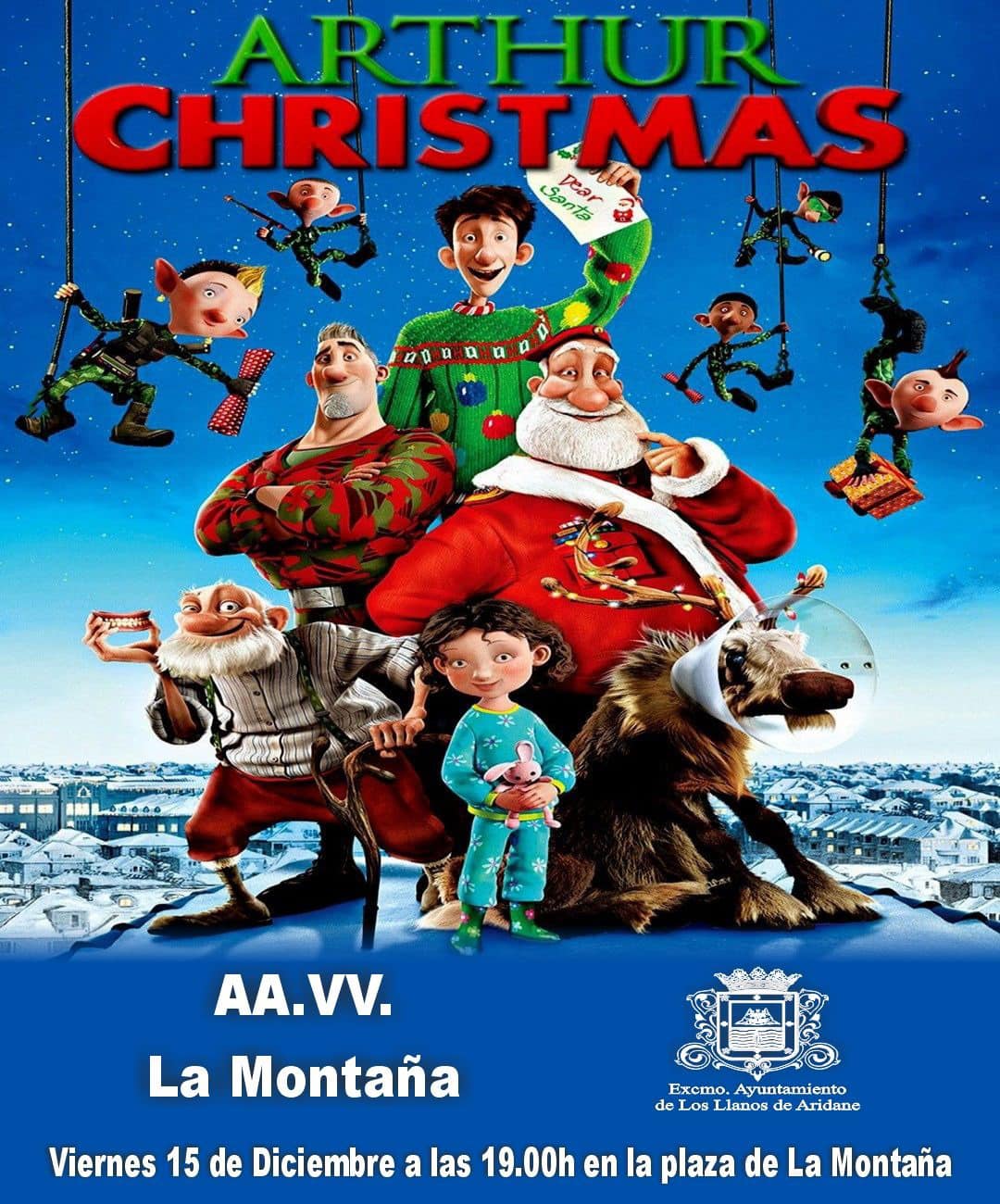 ‘Arthur Christmas’: Cine de barrio en La Montaña