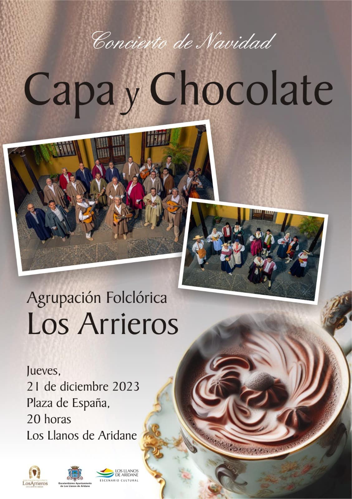 Concierto "Capa y chocolate", con Los Arrieros