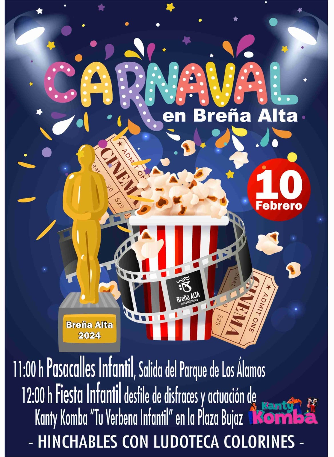 Carnaval infantil en Breña Alta
