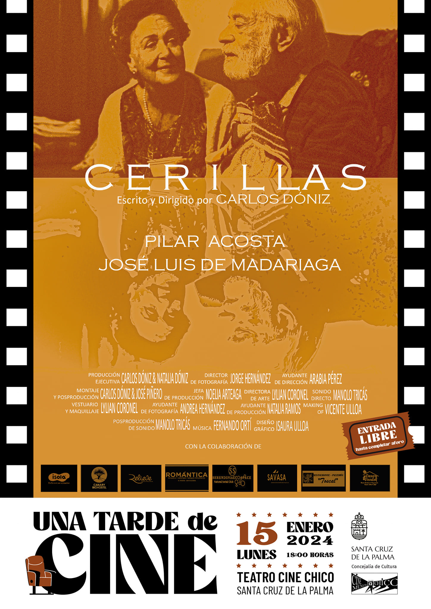 El Teatro Chico proyecta el corto "Cerillas", de Carlos Dóniz