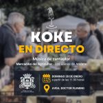 Música en directo de Koke en el Mercadillo del agricultor de Los Llanos