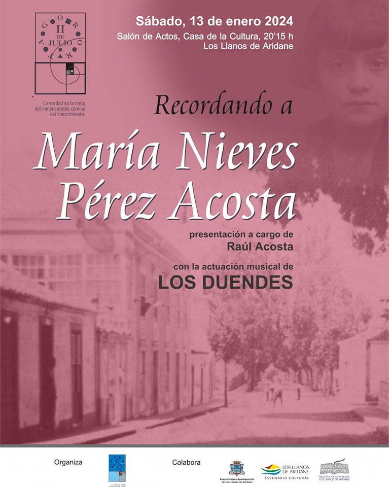 Recordando a María Nieves Pérez Acosta