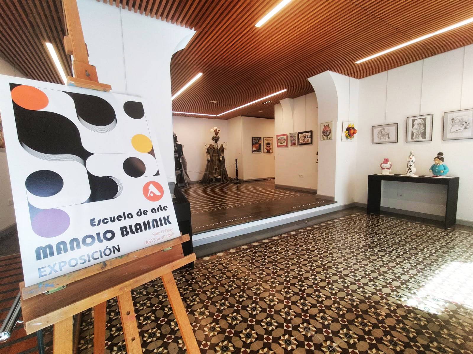Exposición de la Escuela de Arte de La Palma en la Sala O'Daly
