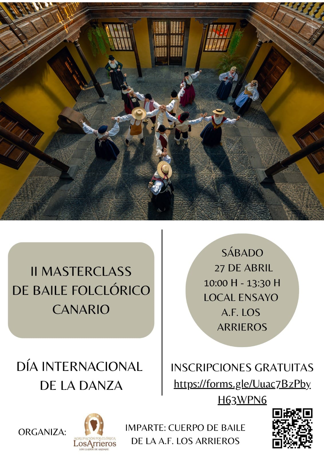 Master Class de baile folclórico canario