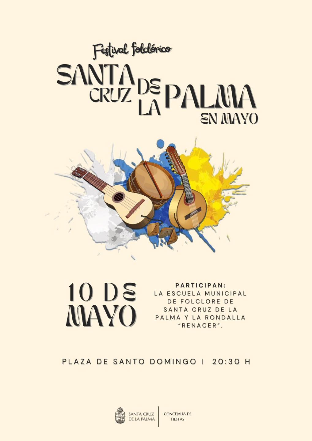 Festival Folclórico con La Escuela Municipal de folclore de S/C de La Palma y la Rondalla Renacer