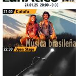 Música brasileña en Lunático, con "Calufa"