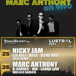 El Lustral Fest 2025 trae a Marc Anthony y Nicky Jam a La Palma
