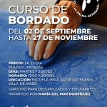 Curso de bordado dentro del programa La Palma Artesanía