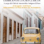 Exhibición de coches clásicos en Tijarafe