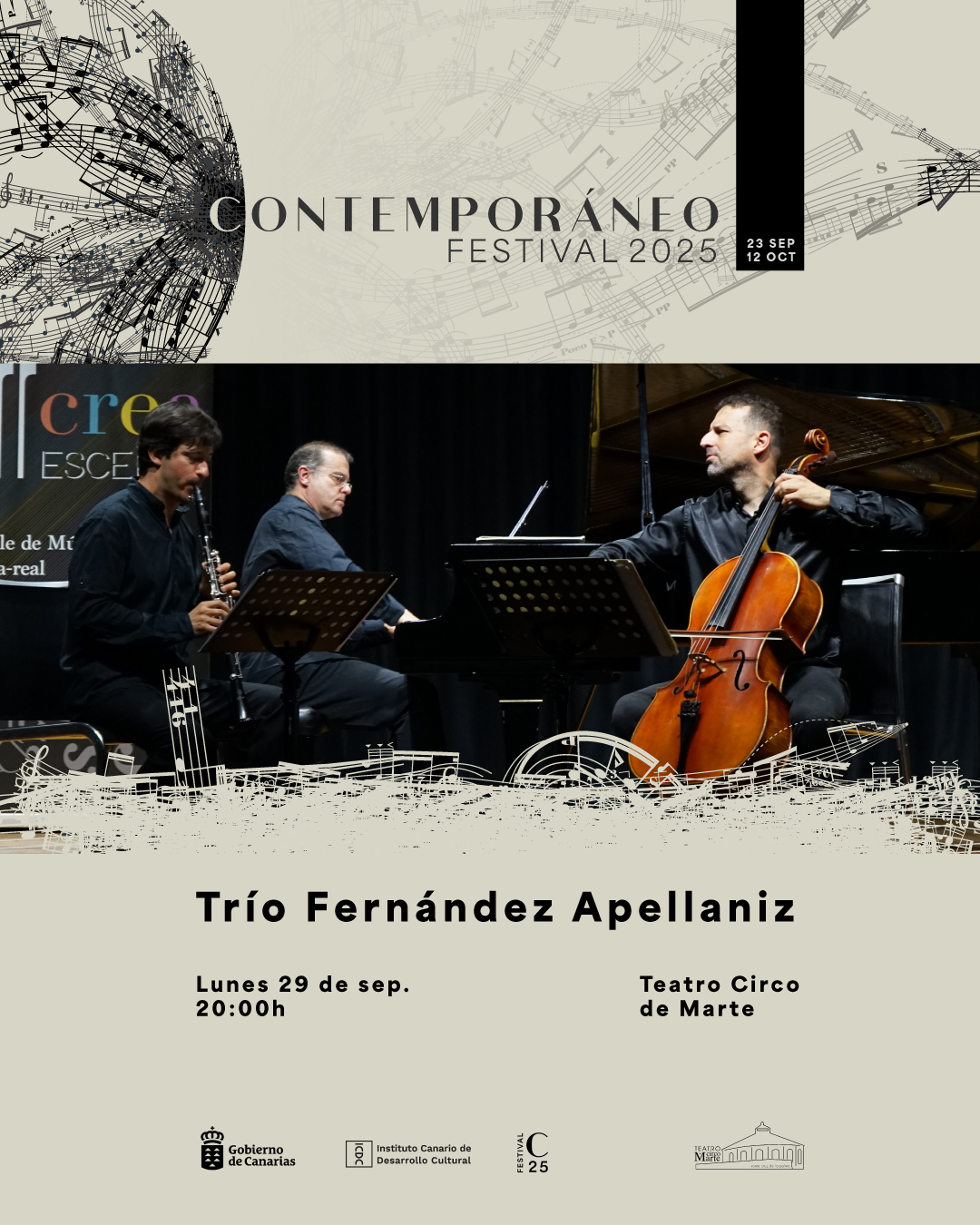 Concierto de Trío Fernández Apellaniz (Festival Contemporáneo 2025)