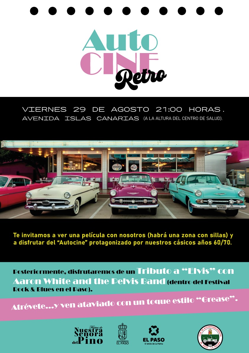 Autocine retro y tributo a Elvis, en El Paso