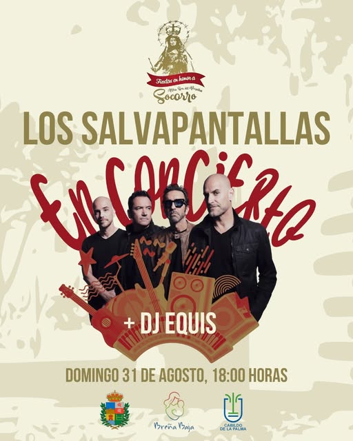 Concierto de los Salvapantallas en El Socorro