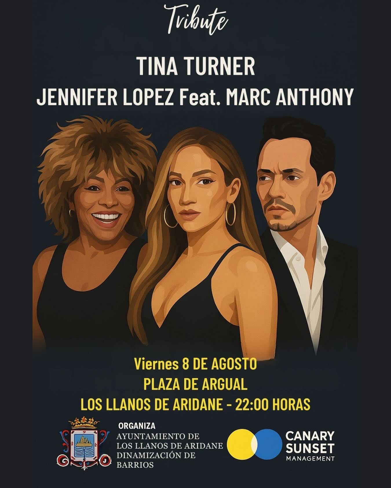 Tributo a Tina Turner, Jennifer López y Marc Antonhy