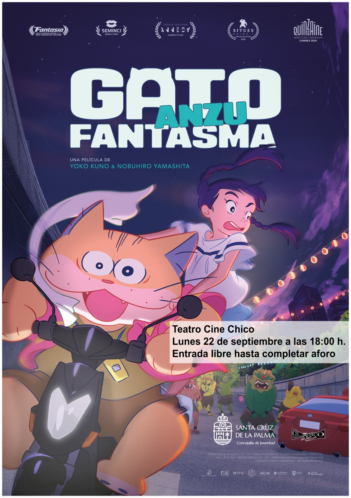 Cine anime: Anzu gato fantasma