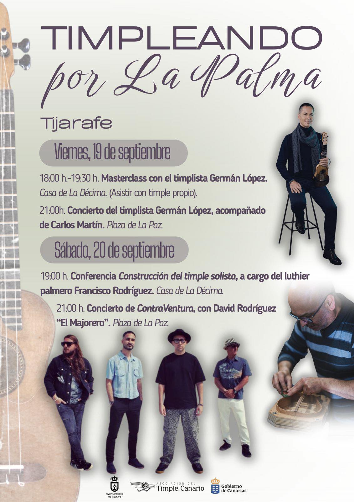 Timpleando por La Palma (Talleres y conciertos)