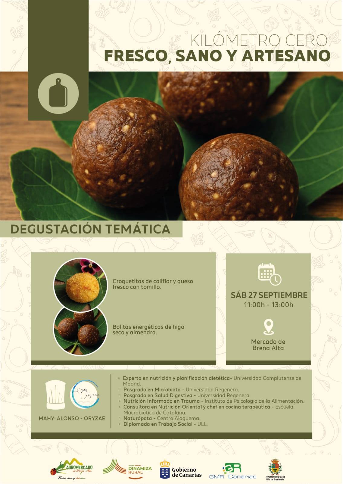 Taller y degustación en el Mercado de Breña Alta