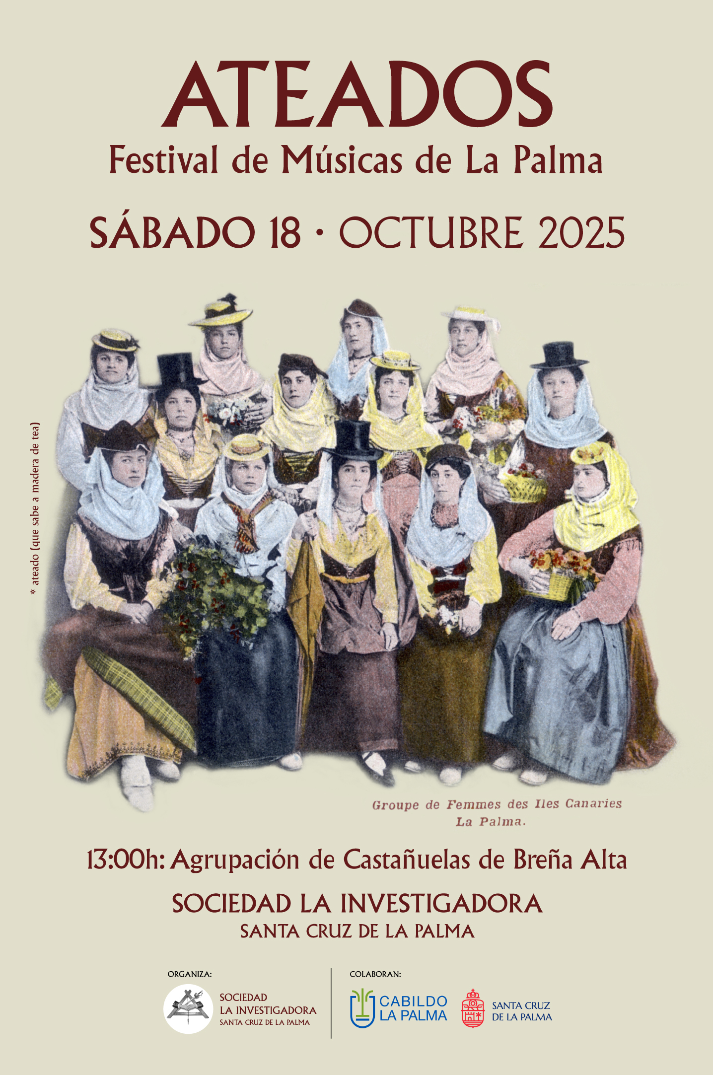 La 2ª edición del festival Ateados se centrará en las Danzas de Pastor de La Palma