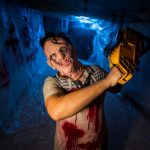 Pasaje del terror y pasacalles en Breña Baja