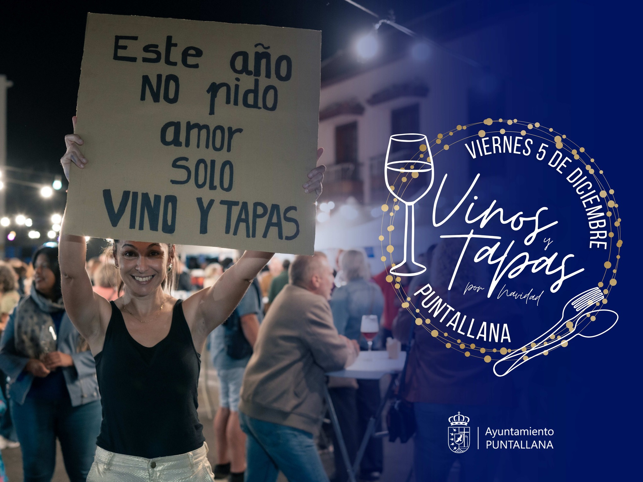 ''Vinos y tapas por Navidad 2025"- Puntallana