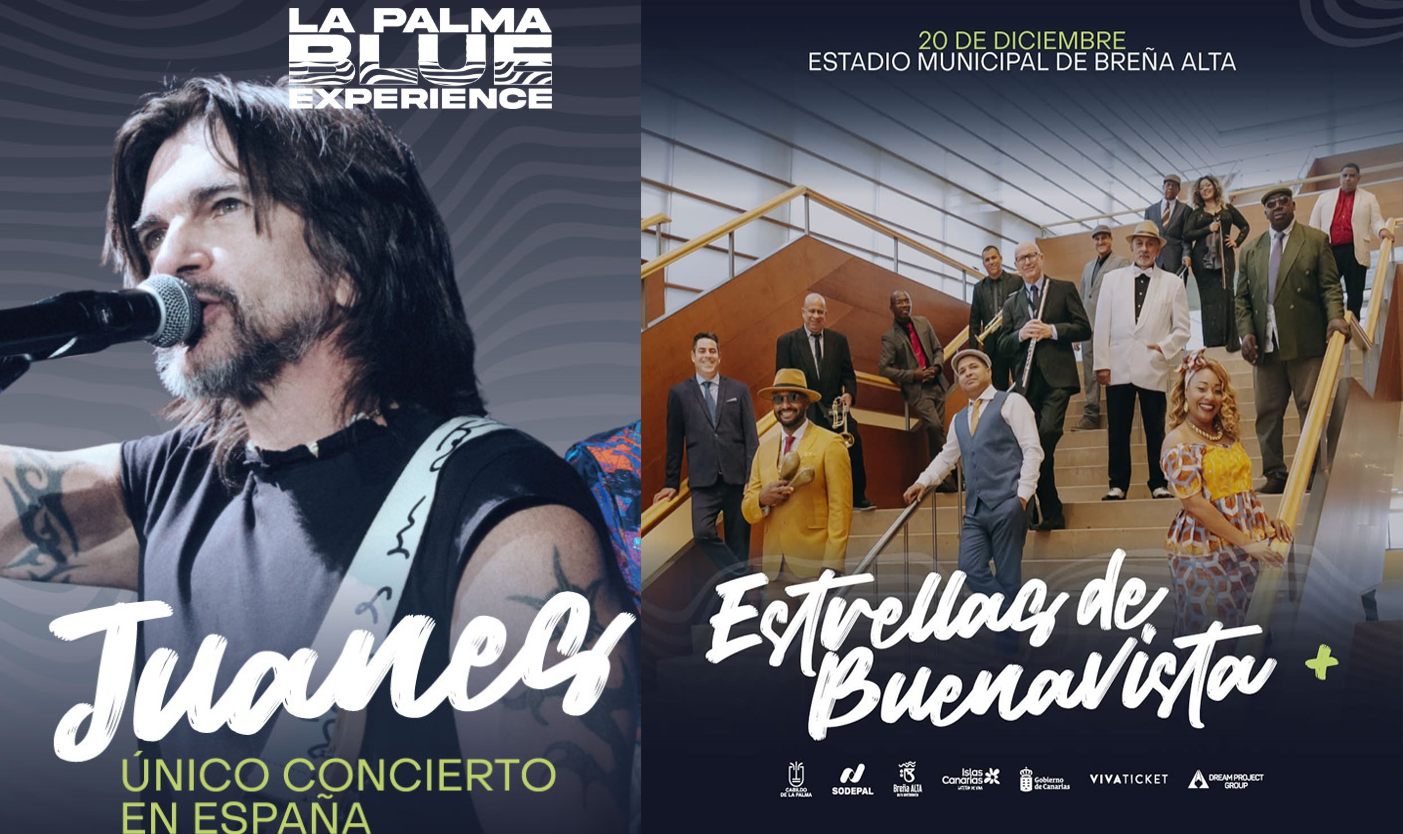 ¡CAMBIOS! - III Edición de ‘La Palma Blue Experience’ con Juanes y ‘Estrellas de Buena Vista y +’