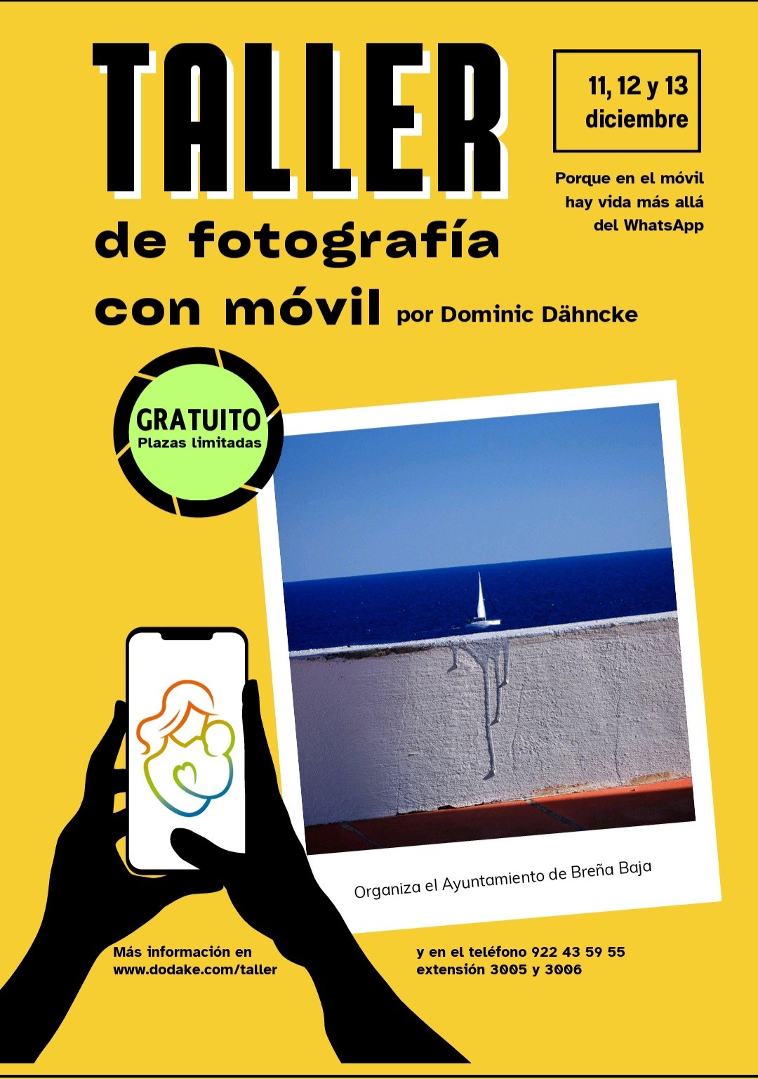 Taller de fotografía con móvil, en Breña Baja