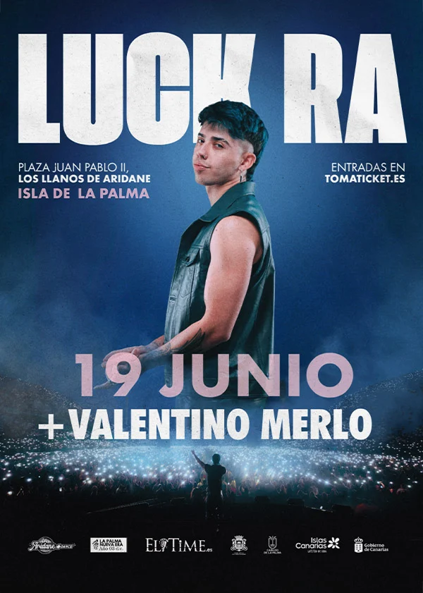 Aridane + Dance 2026. Este año con Luck Ra y Valentino Merlo