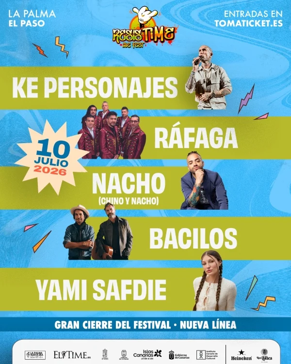 Ke Personajes vuelve a La Palma en el Festival ResisTIME