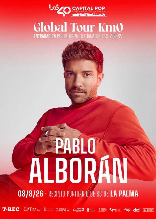 Pablo Alborán en La Palma en el 40 Capital Pop
