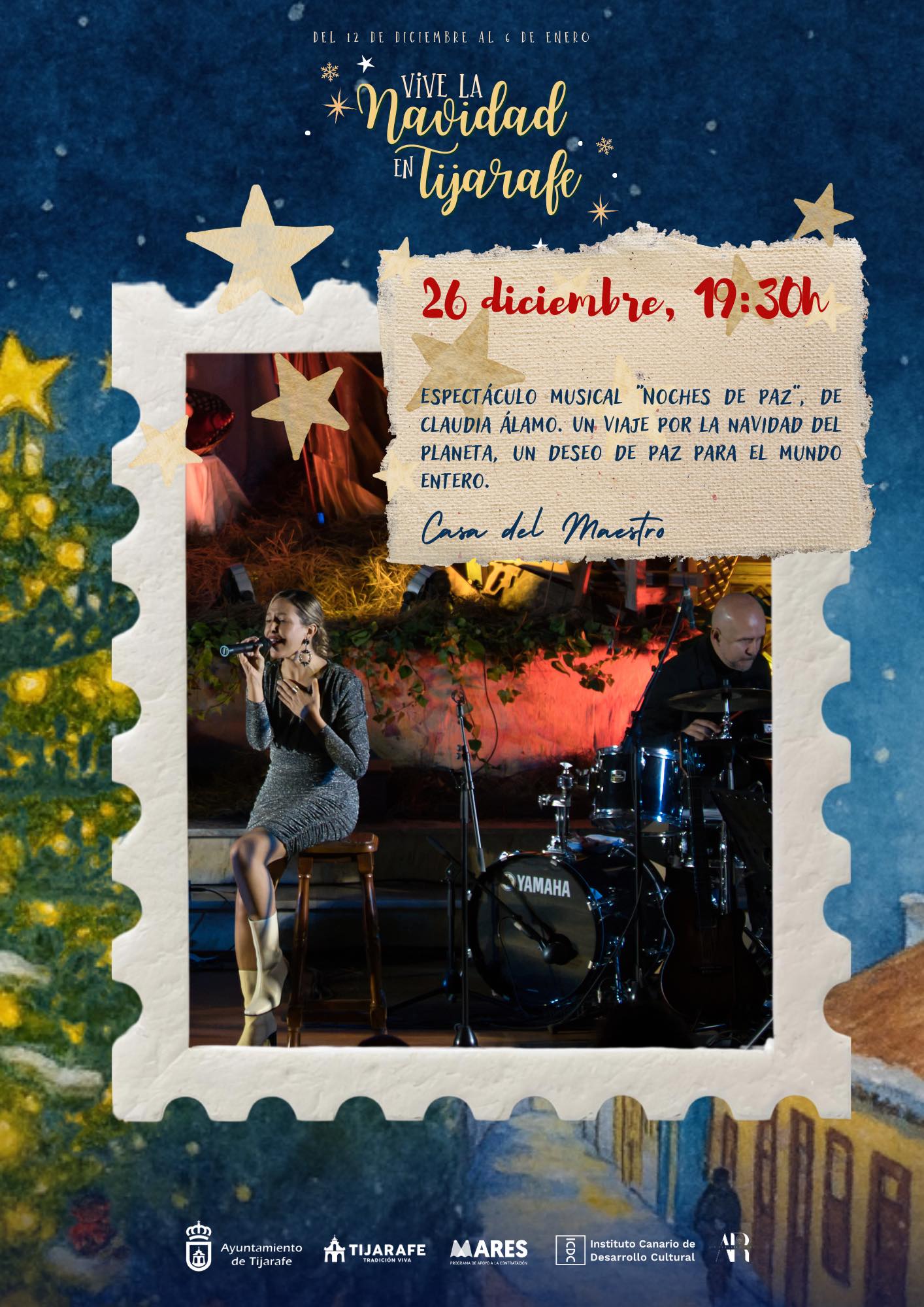 Espectáculo musical "Noches de paz" con Claudia Álamo