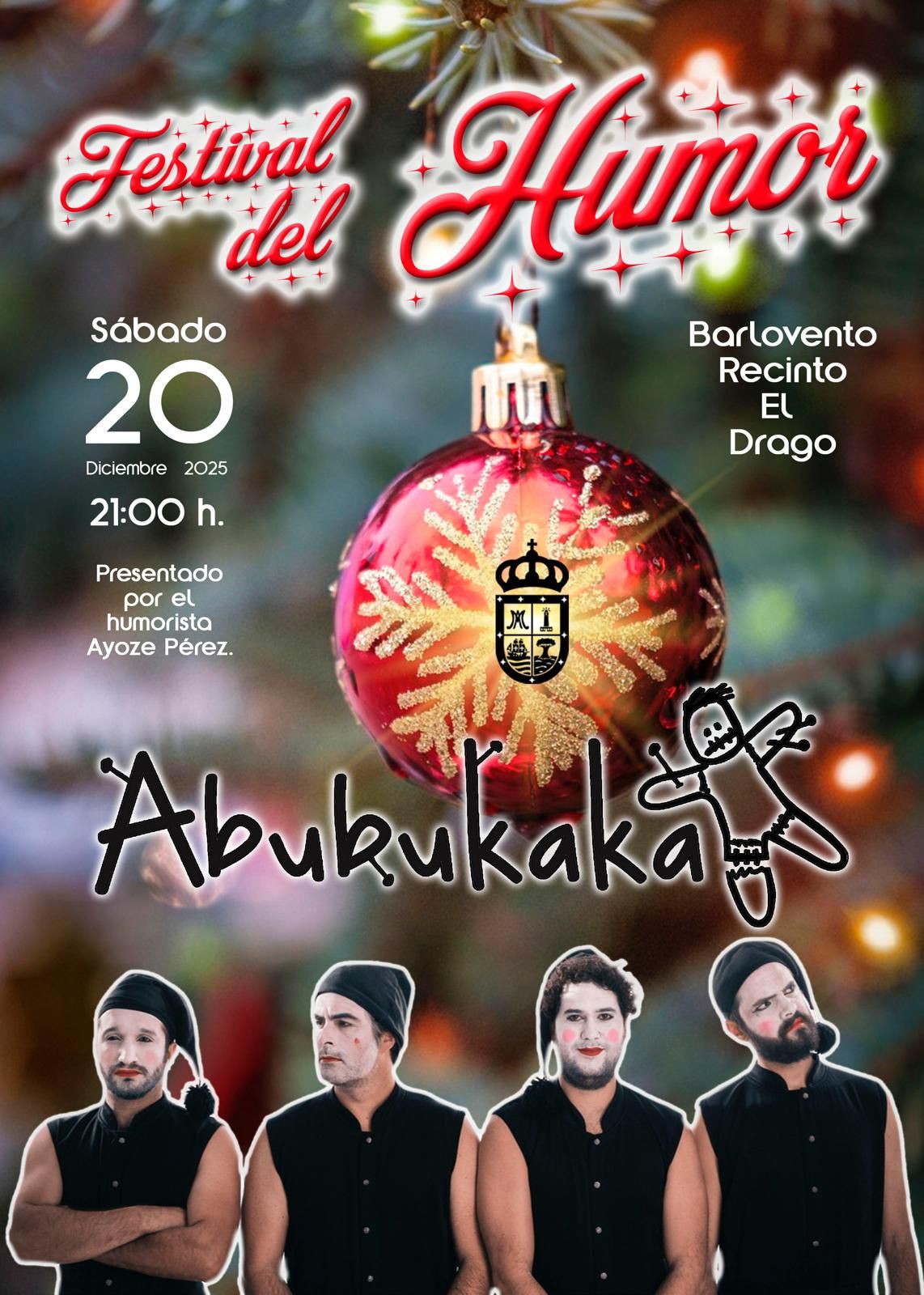 Festival de Humor con Abubukaka, en Barlovento
