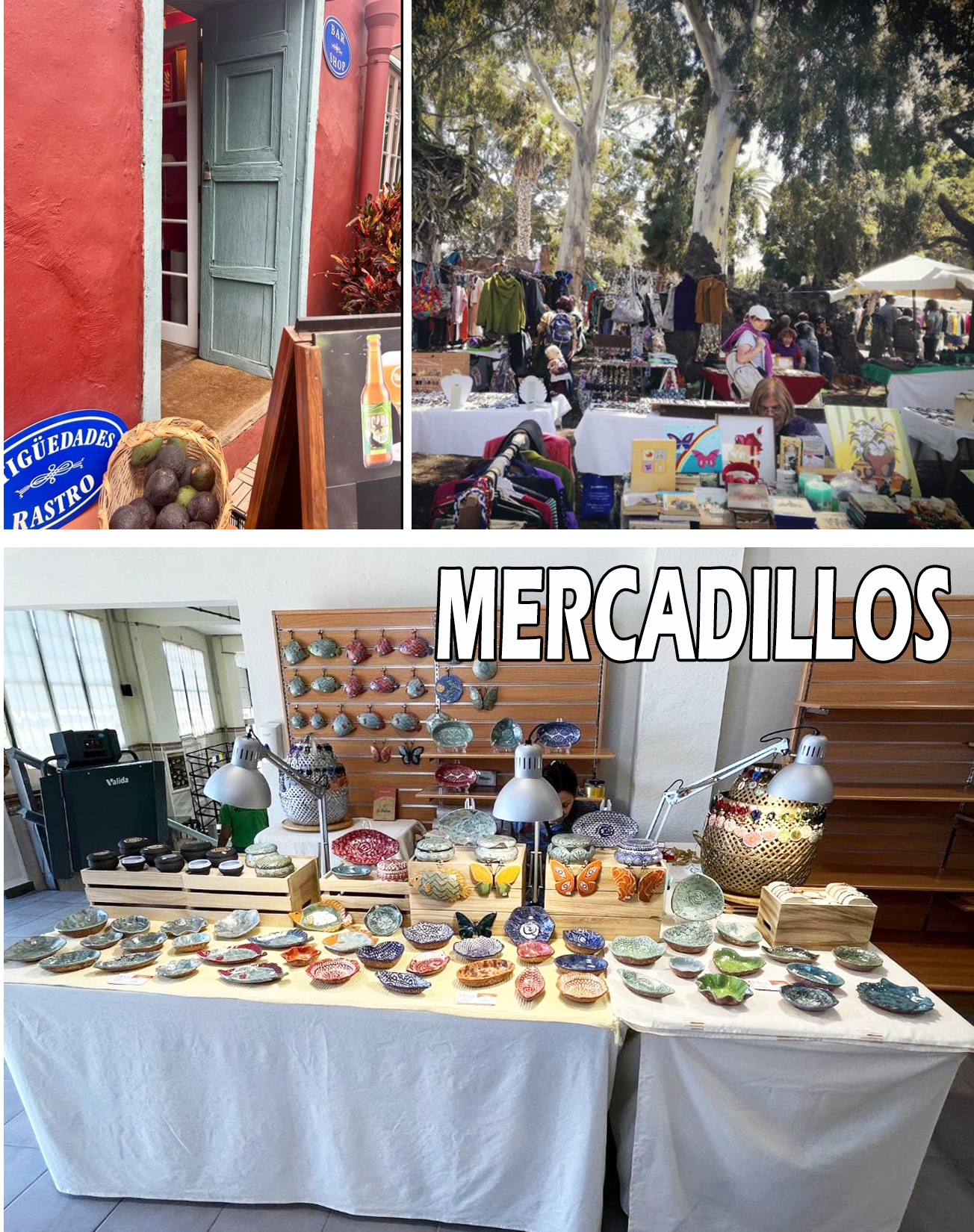 Mercadillos y rastros en La Palma