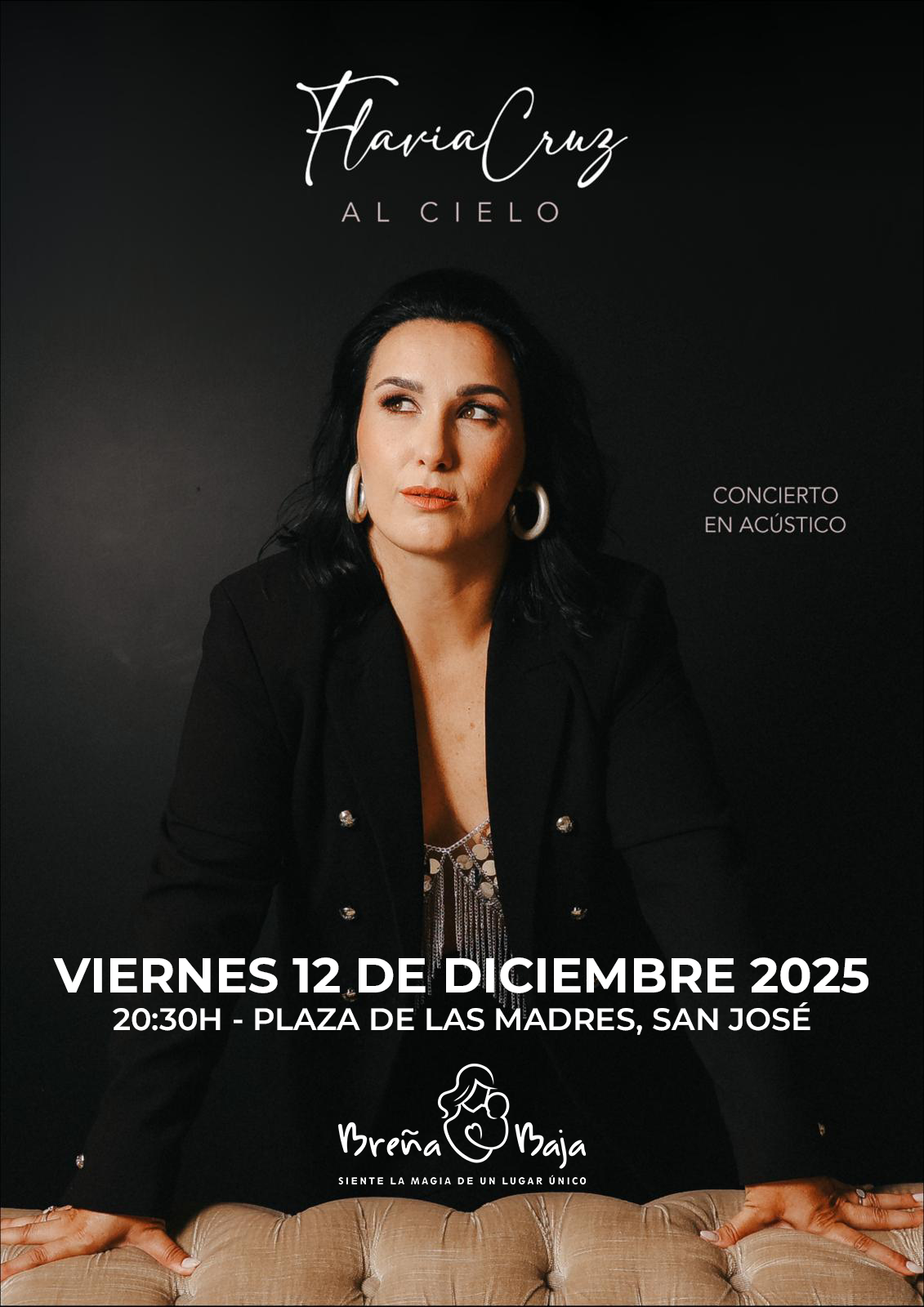 APLAZADO - “Al Cielo”: Concierto en acústico de Flavia Cruz en Breña Baja