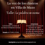 Taller de teatro en Mazo
