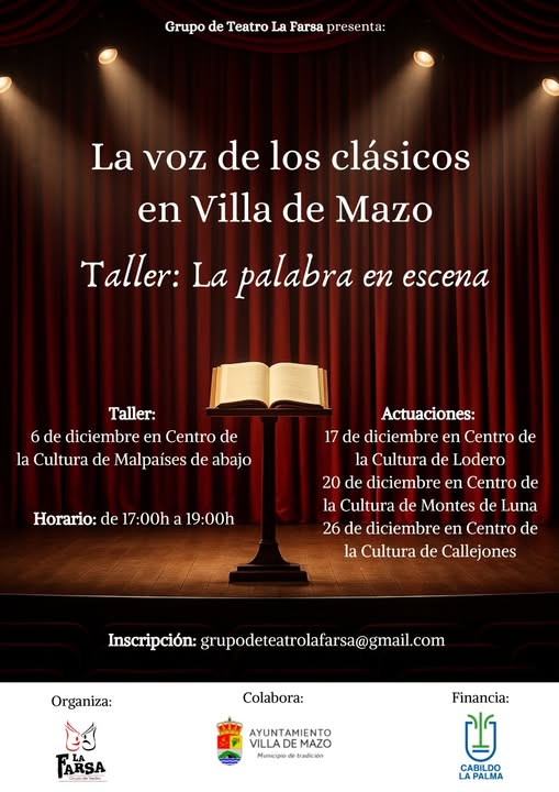 Taller de teatro en Mazo