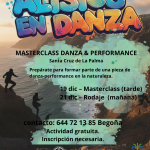 Masterclass de danza-performance y rodaje artístico en Santa Cruz de La Palma
