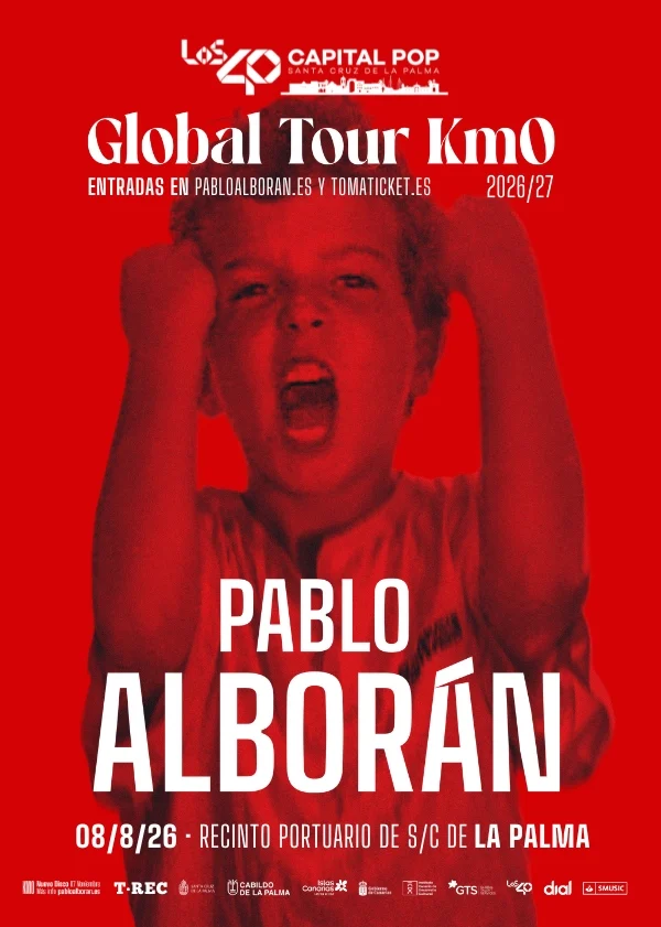 Pablo Alborán en La Palma en el  40 Capital Pop