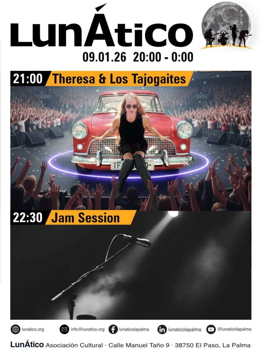 Theresa & LosTajogaites en el Lunático