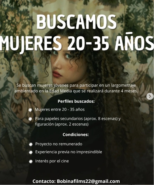 Casting abierto para largometraje medieval en La Palma