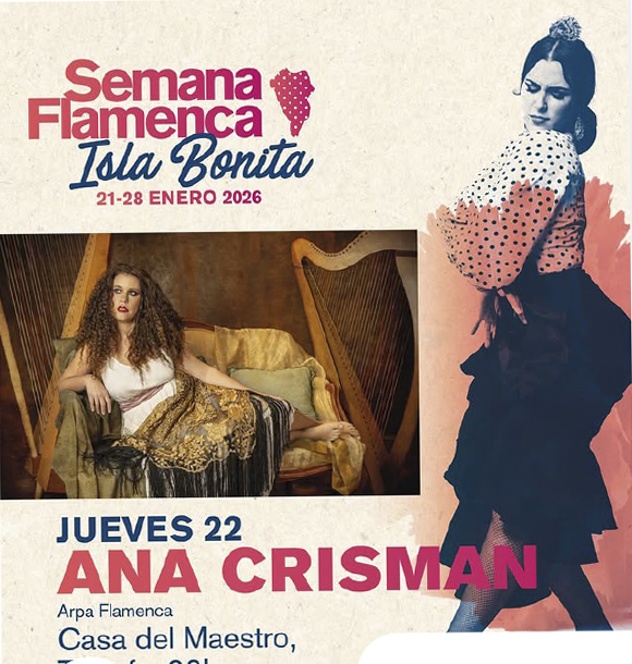 Flamenco con arpa en Tijarafe (Semana Flamenca Isla Bonita)