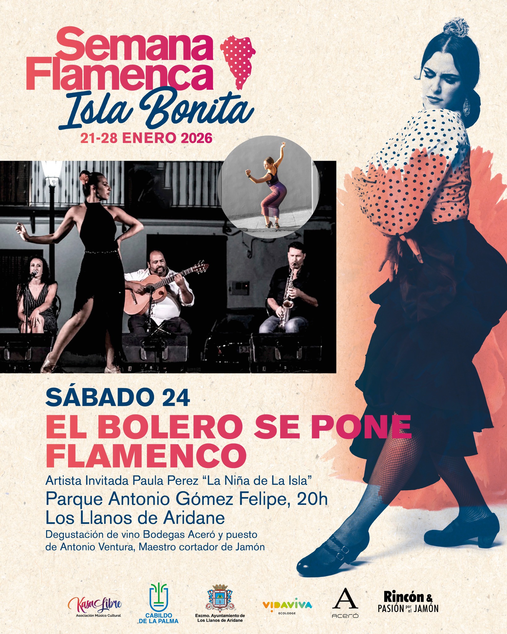 El bolero se pone flamenco en la Semana Flamenca Isla Bonita