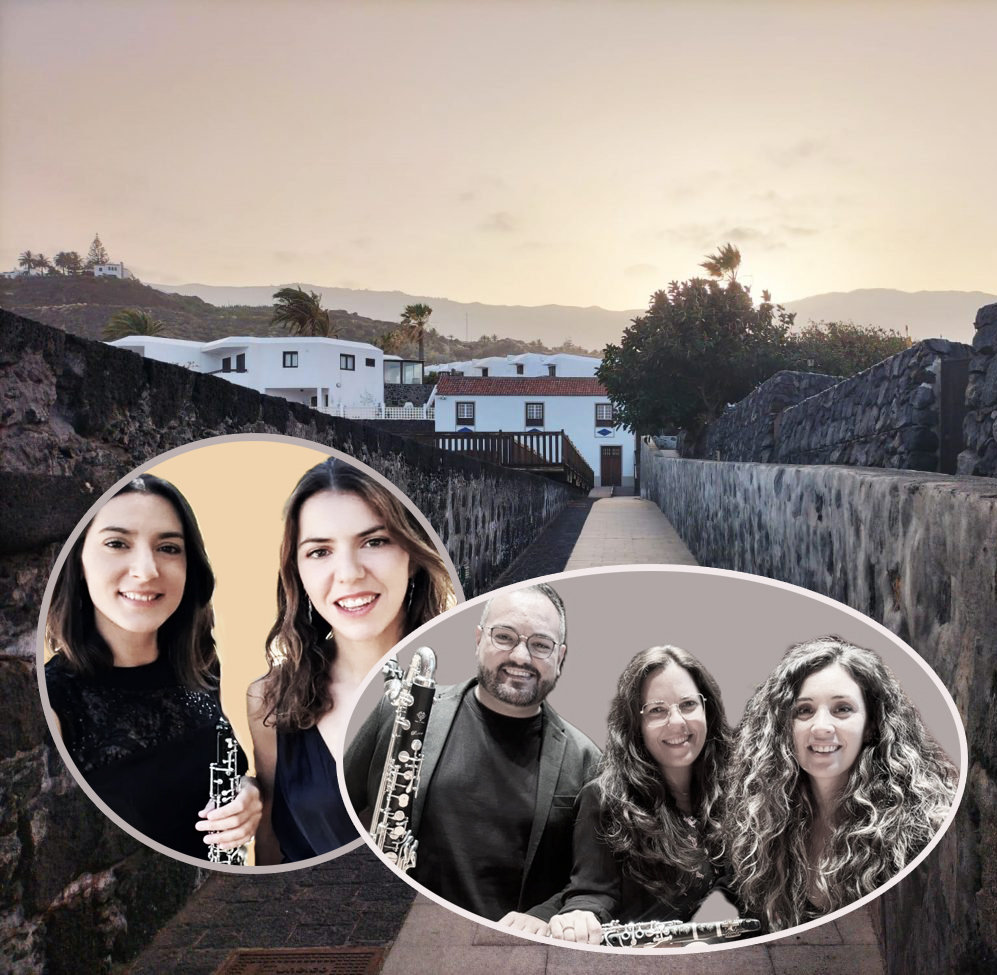 Julia Mora, Clara Fuentes y Talis Trío, en las Salinas de Los Cancajos